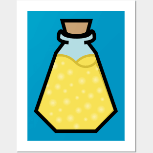 DIY Yellow Potions/Poisons for Tabletop Board Games (Style 4) Posters and Art